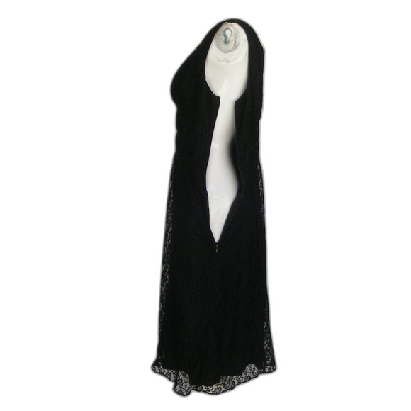ADRIANNA PAPELL Lace Dress, 8, Evening/Cocktails, Black, Sleeveless, V-neck - Picture 9 of 13